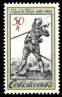 (1983-049) Марка Чехословакия "Воин с копьем"    Старые костюмы III Θ
