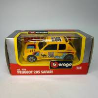 Модель автомобиля Peugeot 205 Safari 1:43 Bburago в коробке
