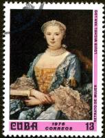 (1976-006) Марка Куба "Портрет женщины"    Музей в Гаване III Θ