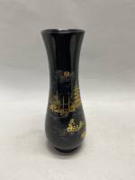 Ваза из дерева лак роспись Вьетнам