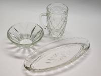 Пивная кружка Селедочница Салатник Пивной набор стекло СССР винтаж подарок мужчине 3 предмета