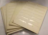 Листы для хранения марок, 16 штук