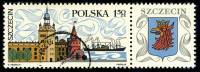 (1969-022) Марка + купон Польша "Замок и гавань в Щецине"   Туризм II Θ