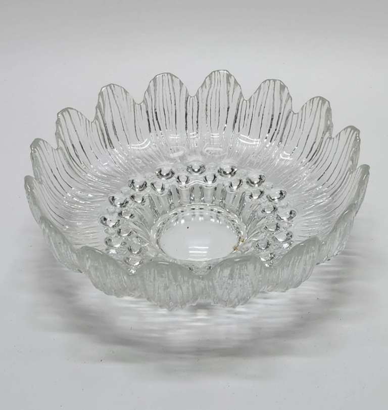 Салатник конфетница фруктовница хрусталь и стекло (2 предмета)