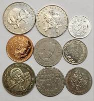 Набор монет Либерия 9 штук