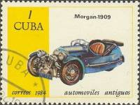 (1984-088) Марка Куба "Морган 1909"    Автомобили III Θ