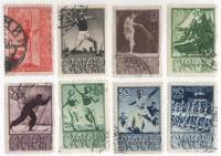 1938-77-84 Серия Набор марок 8 шт СССР  Спорт II Θ
