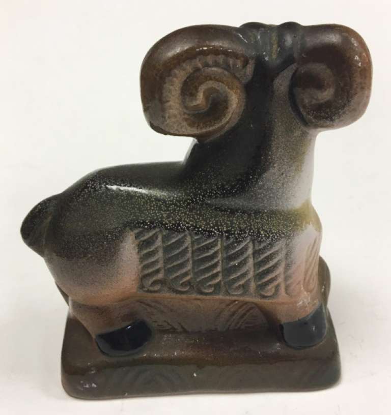 Статуэтка "Баран", глина (сост. на фото)