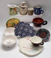 Посуда керамика Чашки Блюдца Миска для животных Банка для специй и др (11 предметов)