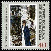 (1969-104) Марка Германия (ГДР) "Л. В. Кубичек"    Картины III Θ