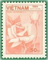 (1984-145) Марка Вьетнам "Капустная роза"    Флора и фауна III Θ