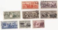 1933-17-21 23 25 26 Серия Набор марок 8 шт СССР  Народы II Θ