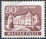 (1961-016) Марка Венгрия "Эгер"    Замки (Стандартный выпуск) I Θ