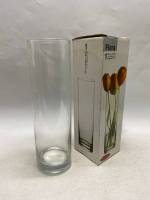 Ваза круглая стекло, высота 26,5 см