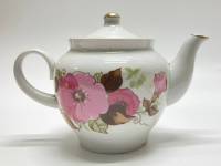 Чайник заварочный, красный фарфорист, СССР