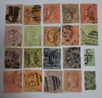 --  Набор марок Виктория 20 шт.  Гашёные , II O