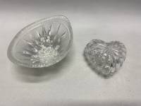 Ваза конфетница хрусталь и шкатулка
