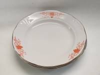 Тарелки 3 шт Рига диаметр 20 см с рисунком винограда