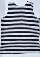 Майка тельняжка черная размер 48-50 производство Россия хб 100%