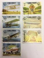 --  Сцепки марок Сан-Томе 2 шт.  Гашёные , III Θ