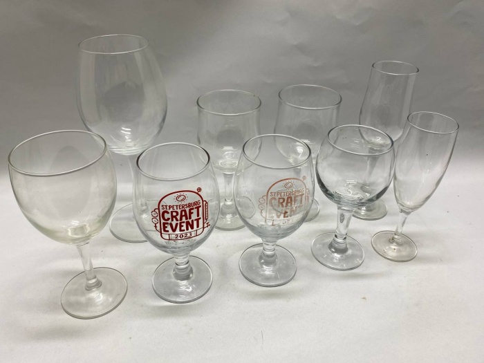 Набор бокалов 9 шт стекло