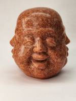 Статуэтка Голова Будды 4 эмоции композит высота 11,5 см