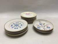 Блюдце 14 шт, 3  вида дизайна в наборе