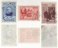 1941-16-18 Серия Набор марок 3 шт СССР  Н.Е. Жуковский 20 лет со дня смерти II Θ