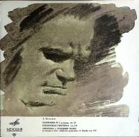 Пластинка виниловая Л. Бетховен Симфония № 1 Мелодия 300 мм. (Сост. отл.)