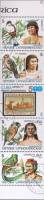 (1987-058a) Сцепка (5 м) Куба "История Латинской Америки (2)"    История Латинской Америки III Θ