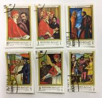 --  Набор марок Манама 6 шт.  Гашёные , III Θ