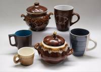 Горшочки для запекания 2 шт и Кружки чашки для чая кофе 4 штуки