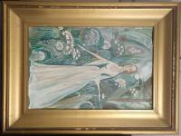 Картина "Инна Чурикова в роли Сары в спектакле Иванов А.П. Чехова" А.Л. Соколова 1981 год