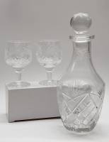 Графин и 2 рюмки хрусталь СССР