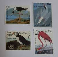 -- Набор марок Республика Нигер 4 шт.  Гашёные , III Θ