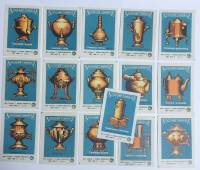 Набор спичечных этикеток "Русские самовары", некомплект, 16 шт, СССР (сост. на фото)