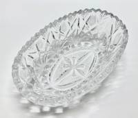 Салатник ладья, хрусталь, СССР