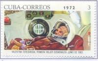 (1972-020) Марка Куба "В. Терешкова"    День космонавтики III Θ