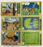 --  Набор марок Гвинея 6 шт.  Гашёные , III Θ