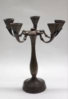 Подсвечник на 5 свечей винтаж ретро СССР металл высота 29 см