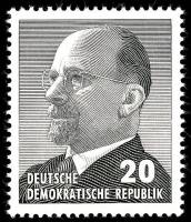 (1973-057) Марка Германия (ГДР) "Вальтер Ульбрихт"    Смерть главы государства III Θ