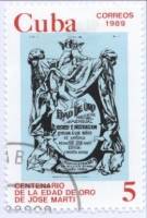 (1989-100) Марка Куба "Эмблема"    100 лет журнала "Золотой век" III Θ