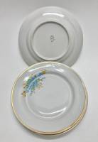 Тарелки десертные, рисунок цветы, Пролетарий, СССР, 5 шт