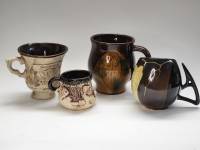 Чашки кружки чайные кофейные керамика 4 шт