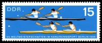 (1966-051) Марка Германия (ГДР) "Каное двойка"    Гребля на каноэ II Θ