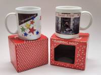 Две кружки чайные в коробках Congratulaions и Sresial Friend Подравляю и Лучшему другу.