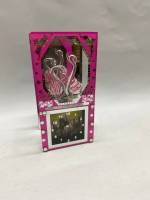 Часы настольные лебеди с зеркалом