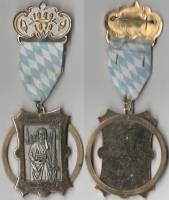 Орден Знак Медаль Германия Мюнхен Генрих Лев 1158 На булавке, тяжёлый 