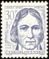 (1966-009) Марка Чехословакия "И. Песина"    Деятели культуры III Θ