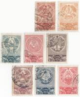 1938-25-29 31-33 Серия Набор марок 8 шт СССР  Выборы в Верховные Советы II Θ